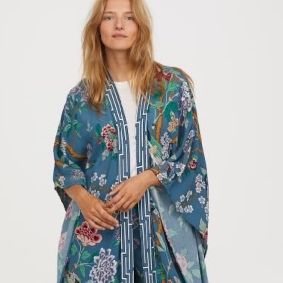 GP & J Baker x H&M Floral Kimono Robe - Picture 4 of 4